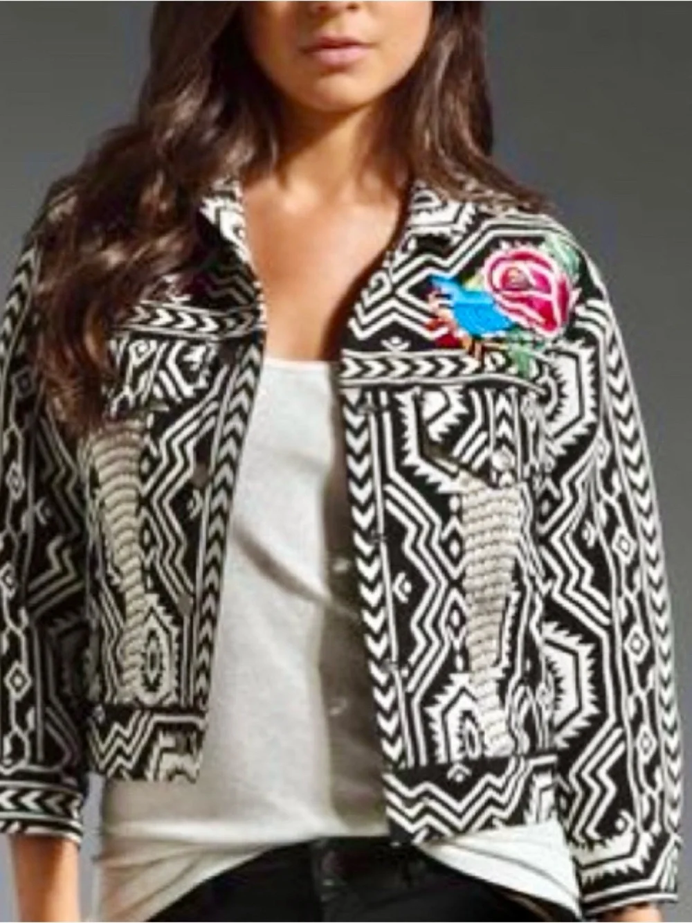 Free People New Romantics Native whisper jacket - Picture 3 of 12